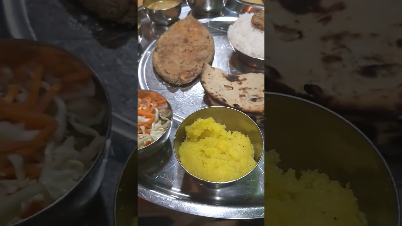 Fish curry rice thali #goa #kutumb #panaji #kingfish