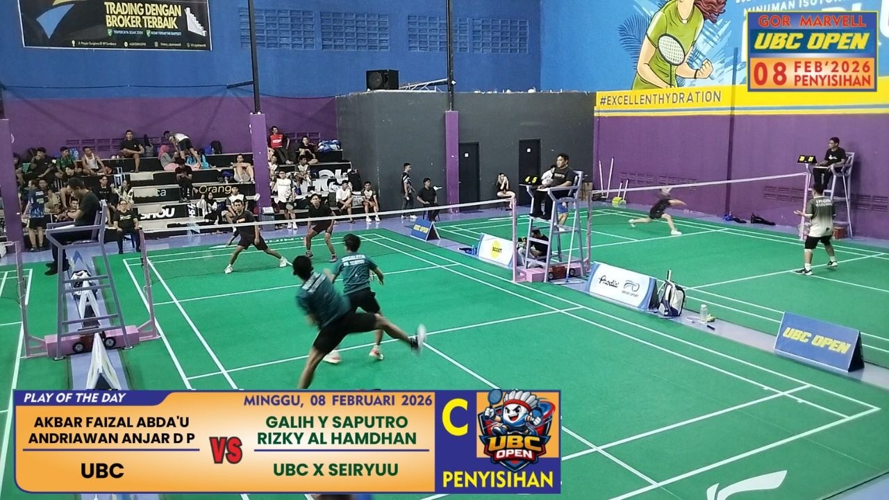 UBC OPEN 2026 SEASON 1 CLASS C | AKBAR FAIZAL + ANDRIAWAN (UBC) VS GALIH + HAMDHAN (UBC X SEIRYUU)