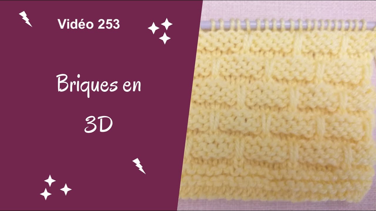 Briques en 3D vidéo 253
