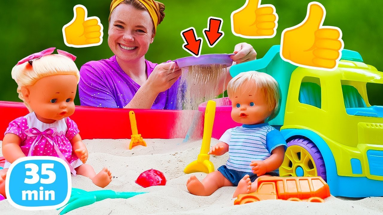 Ein Tag mit Irene und den Nenuco Zwillingen 💕 Puppen Spaß für Kinder