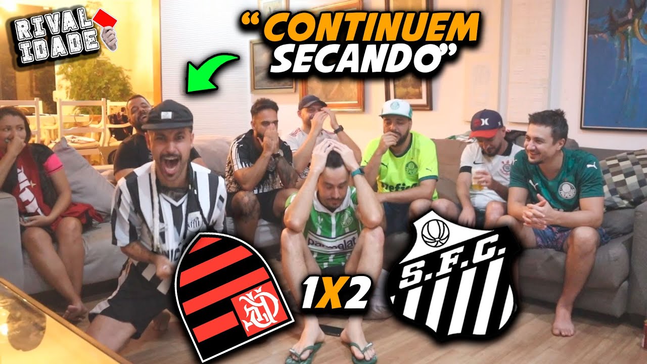 React Flamengo 1x2 Santos | Melhores momentos | Gols | Brasileirão