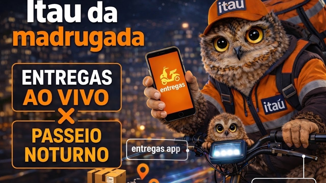 Itau da madrugada | Ao vivo 🌙🦉 | IRL Centro de SP #RuaAugusta