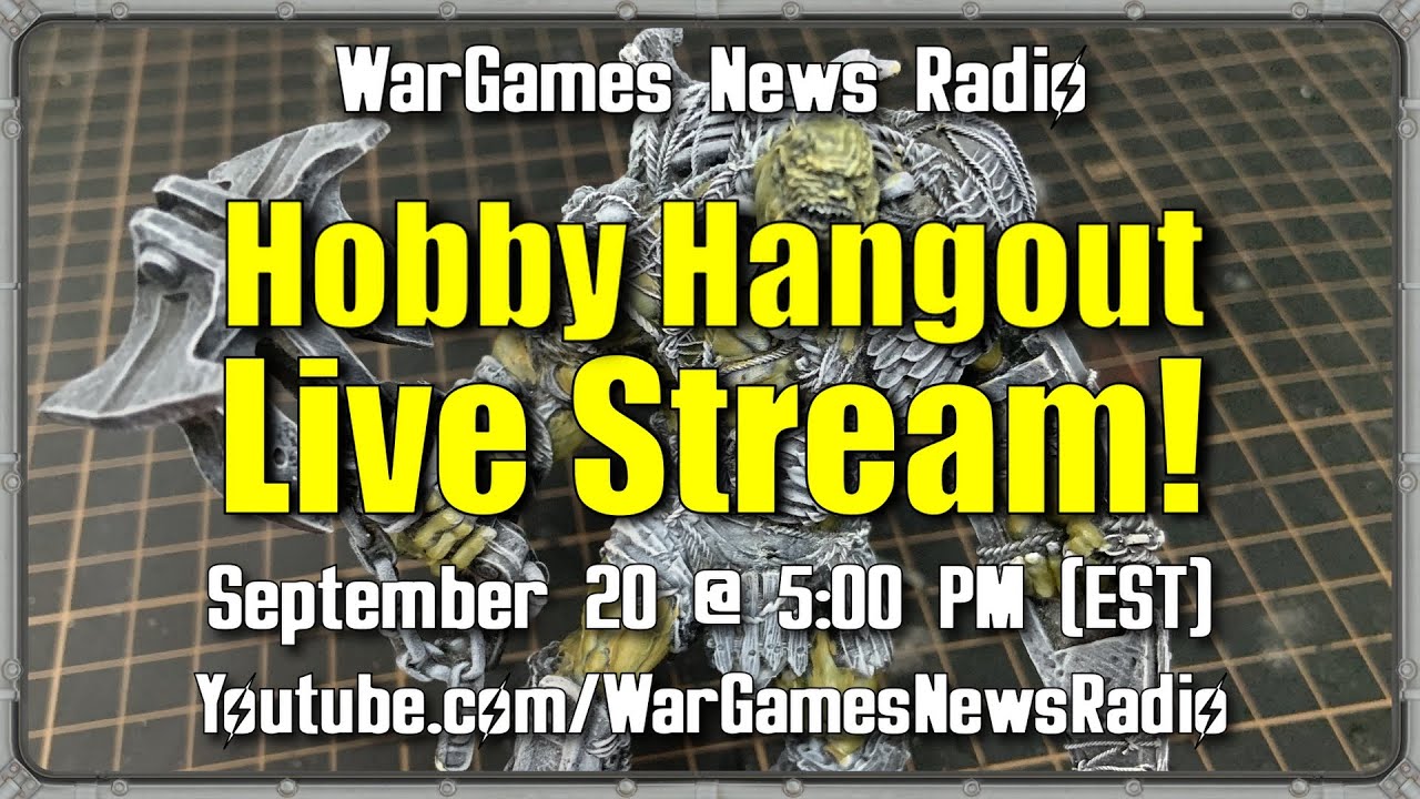 Hobby Hangout - Painting Swan for Fallout: Wasteland warfare - WGNR LIVE!