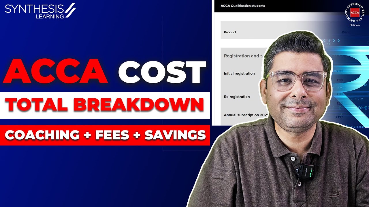 ACCA Total Cost Explained | Complete Fees Breakdown + How to Save!  #ACCACost