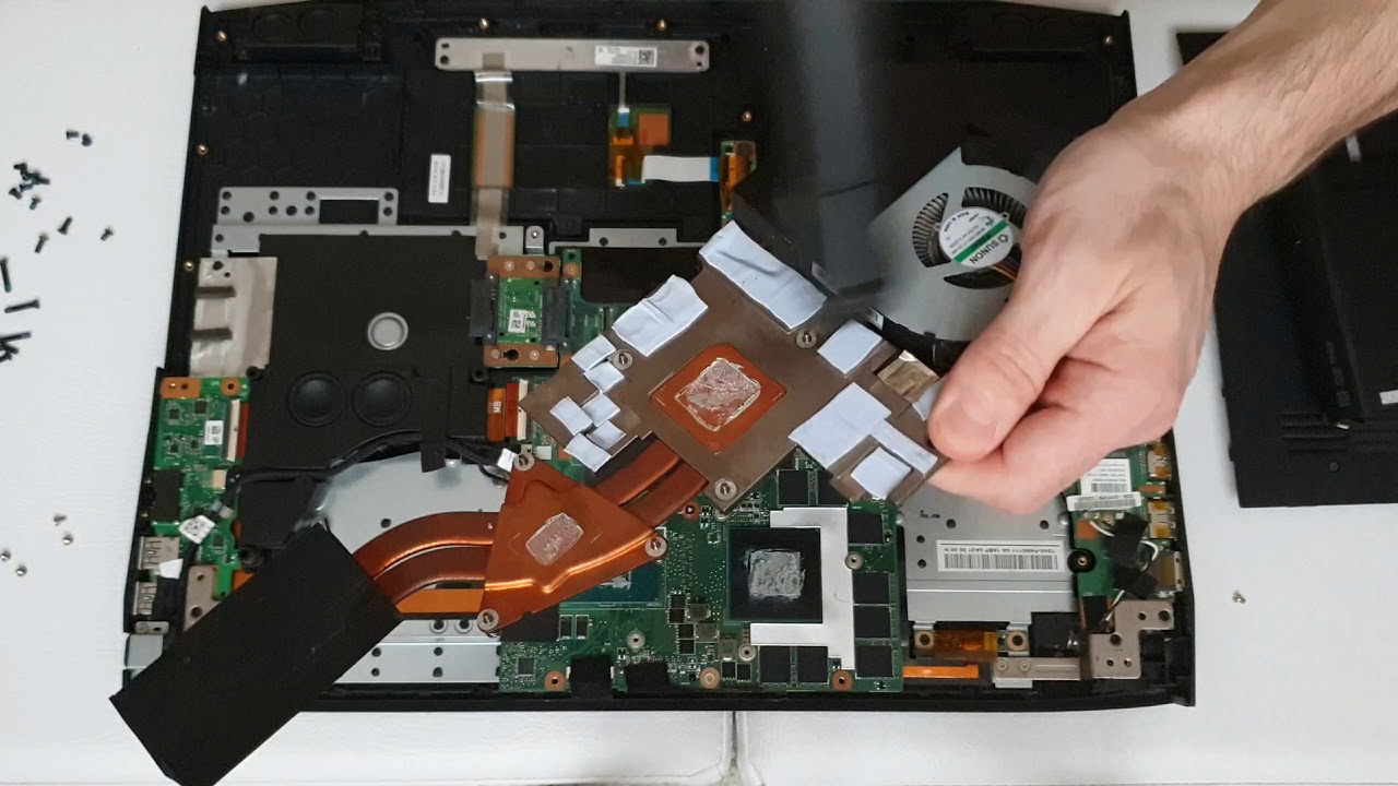 Acer Predator 17 G9 thermal paste renew