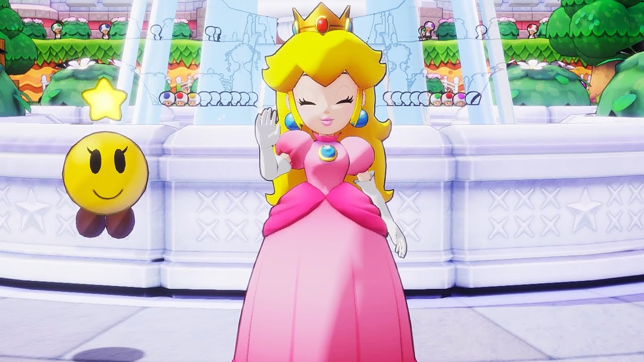 Mario & Luigi Brothership - All Princess Peach Cutscenes (HD)
