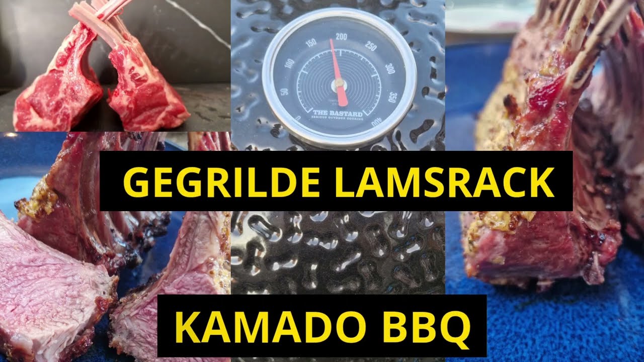 Lamsrack kamado recept. Hoe maak je perfecte lamsrack op de kamado? Recept voor gegrilde lamsrack