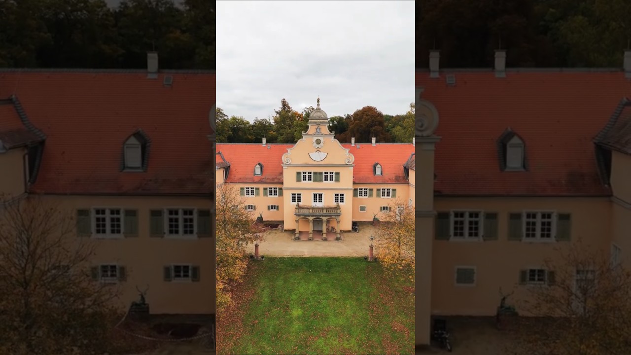 Jagdschloss Kranichstein #drone #dji #djimini4pro #4k #Hessen #Darmstadt #Kranichstein #Herbst