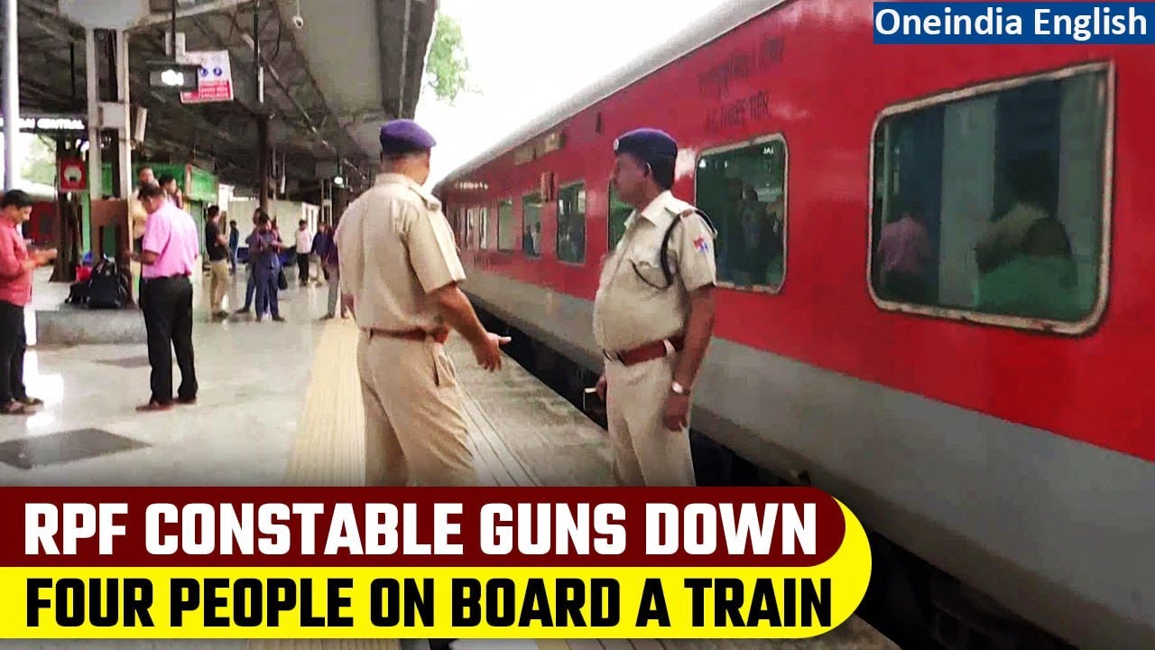 Jaipur Mumbai Express train firing: RPF official guns down 4 people; accused arrested |Oneindia News