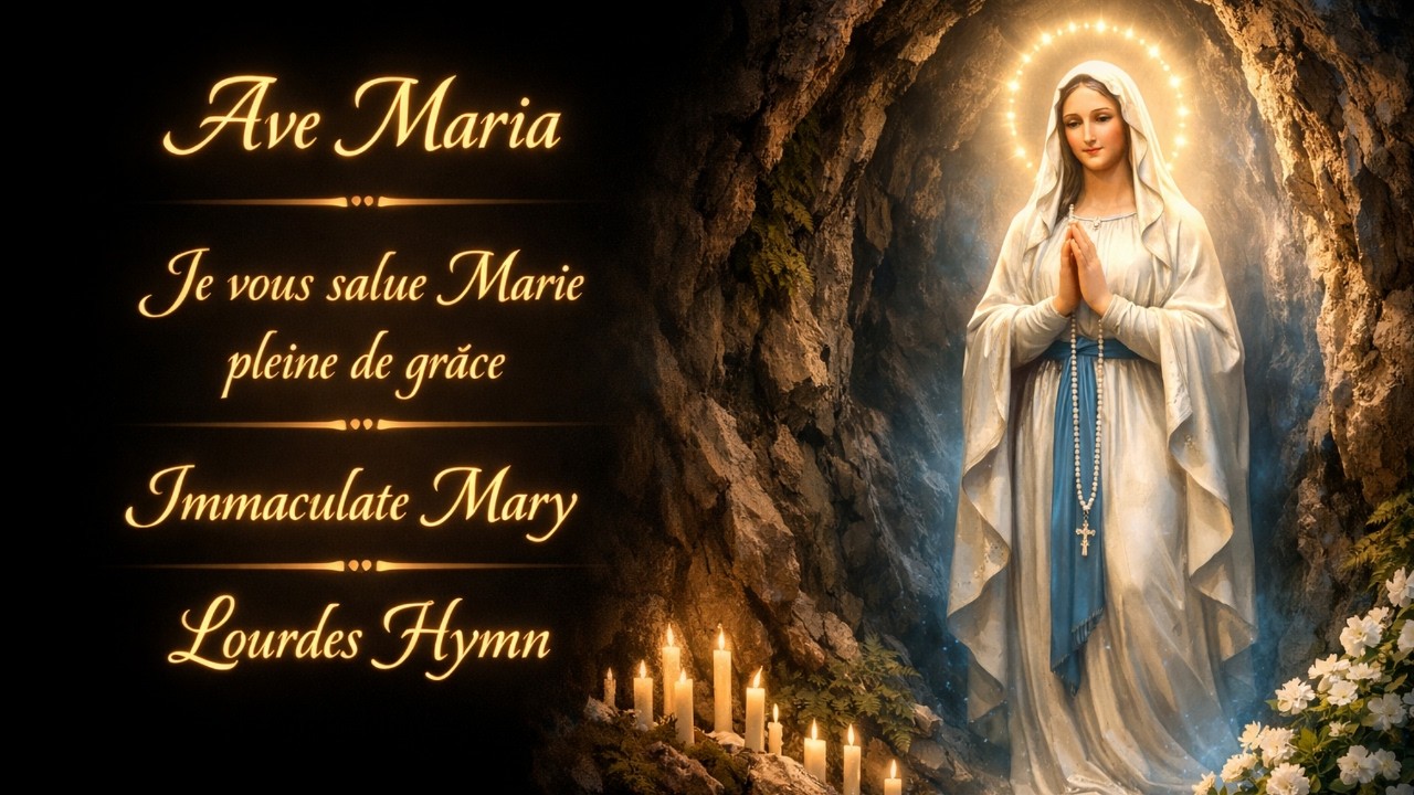 Ave María de Lourdes – Immaculate Mary & Lourdes Hymn Música Católica para Orar, Sanación y Milagros