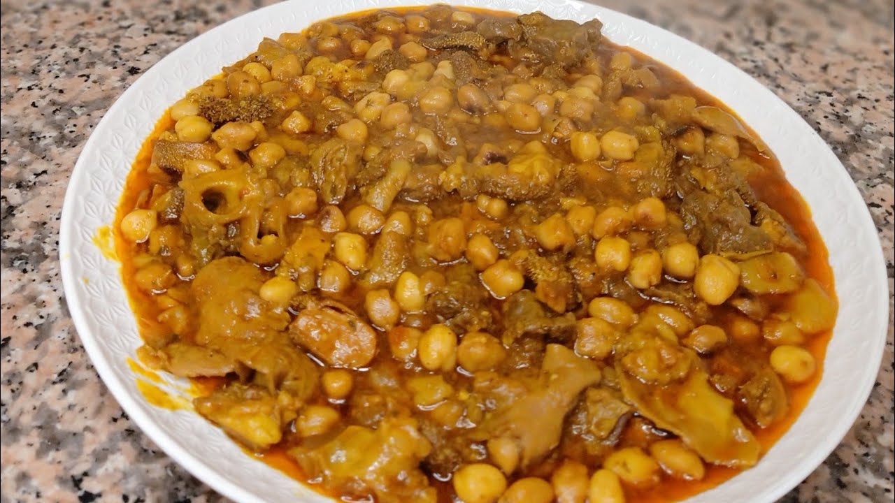 طبق ديال تقلية بالحمص على حقو وطريقو