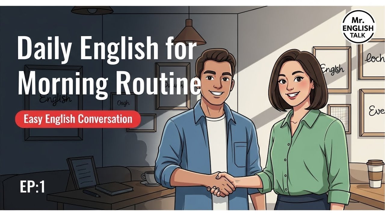 Learn English Morning Routine | Simple Daily English Practice  #english #englishspeaking.
