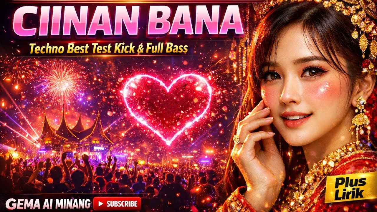 DJ REMIX MINANG POPULER🔥CIINAN BANA🔥REMIX MINANG POPULER TERBARU 2026🔥TEST BASS √ #djsanakden 