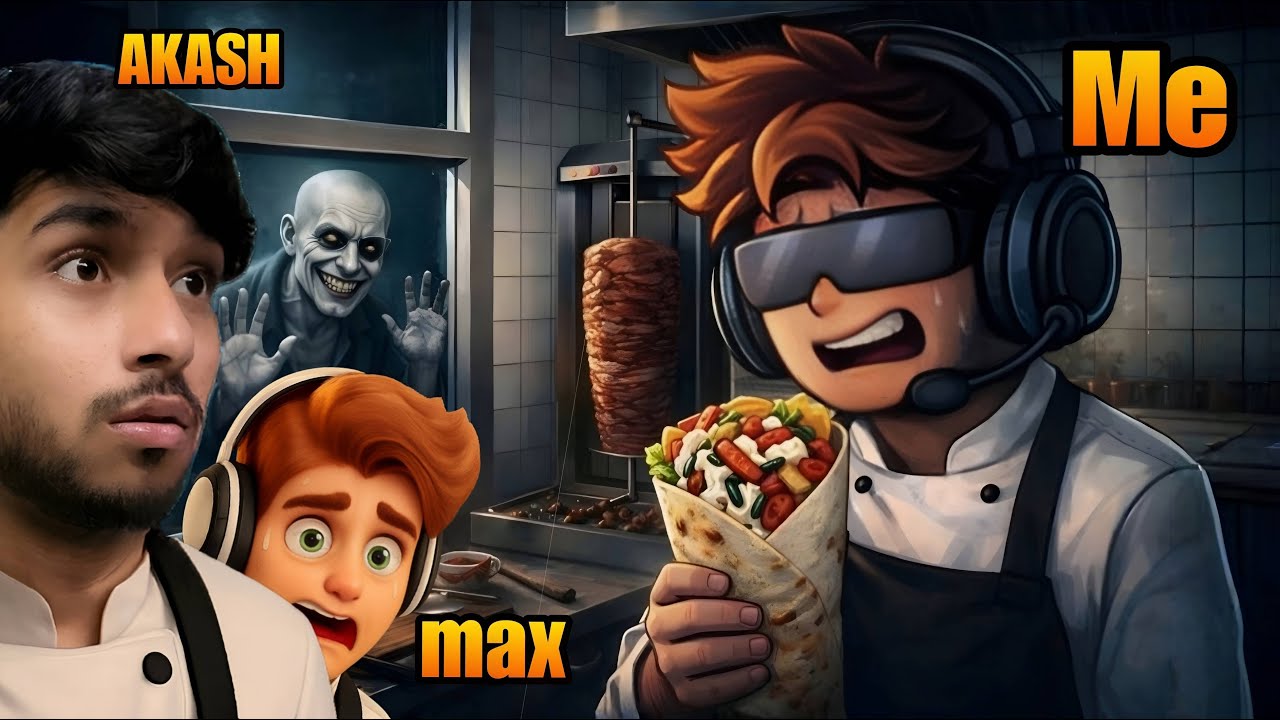 I PLAYED A HORROR SHAWARMA GAME WITH FRIENDS || @VintexAkash
