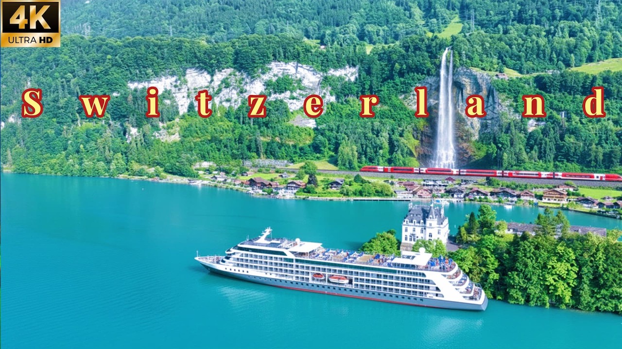 🔴 Pure Relaxation from Above – Switzerland Nature & Alps | 4K Slow TV LIVE 24/7