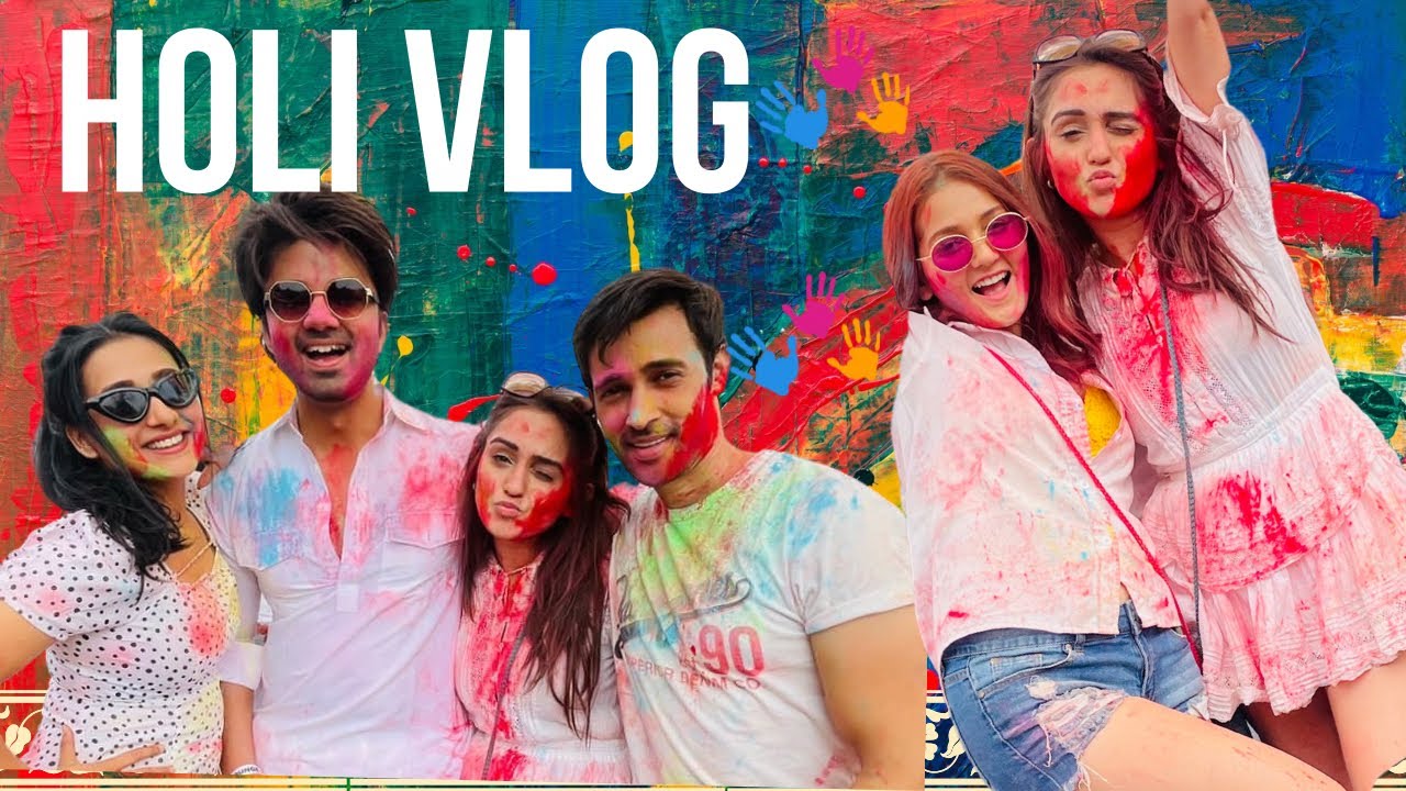 Holi with sasural simar ka-2 cast |Happy Holi 2023|Sharma Sisters | Tanya Sharma | Krittika M Sharma