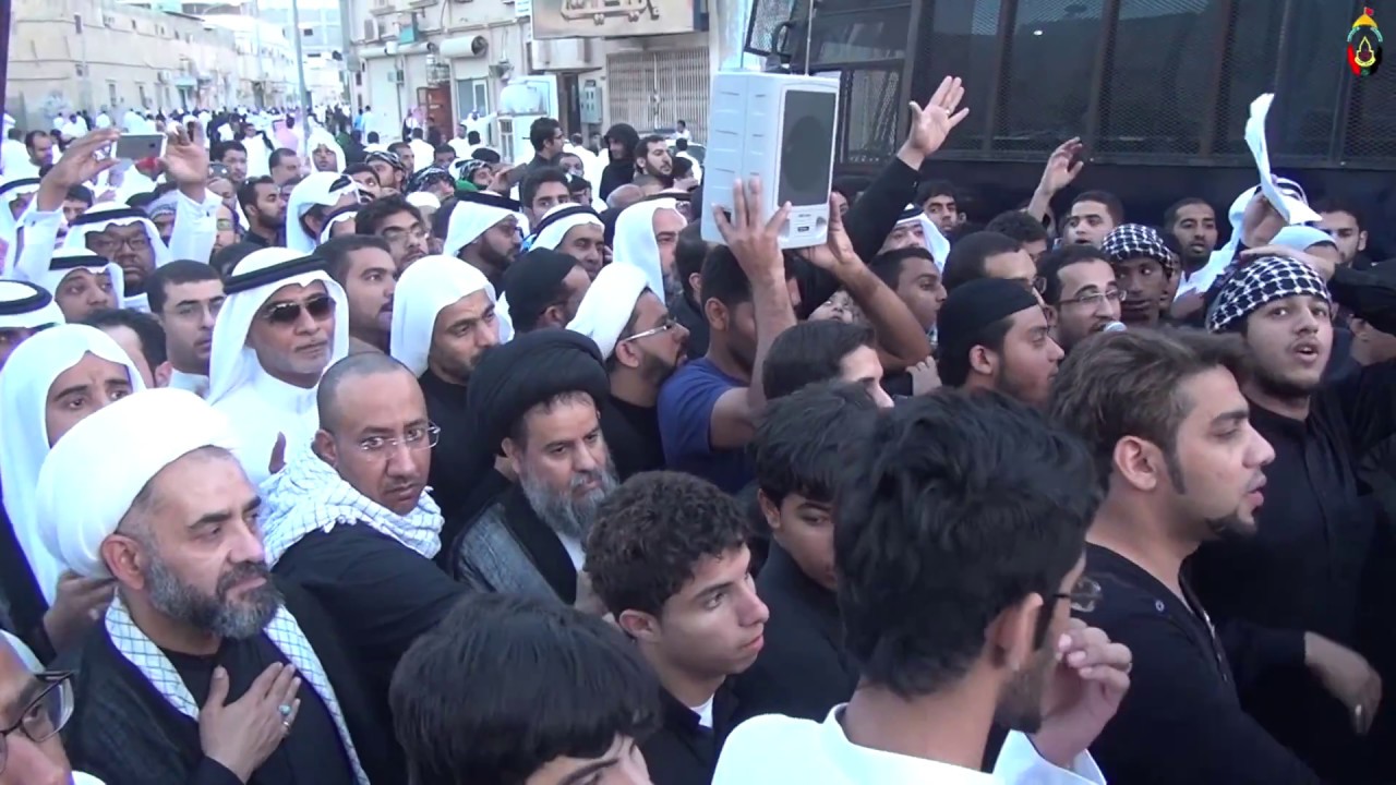 حسينية القائم بالمبرزمشرفةعميد اللطامة قطب الرحى في موكب القائم لتشييع شهداء الدالوة