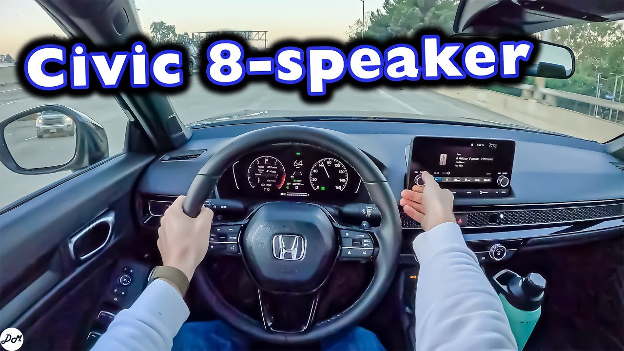 Honda Civic Sedan 2025 года — обзор аудиосистемы с 8 динамиками