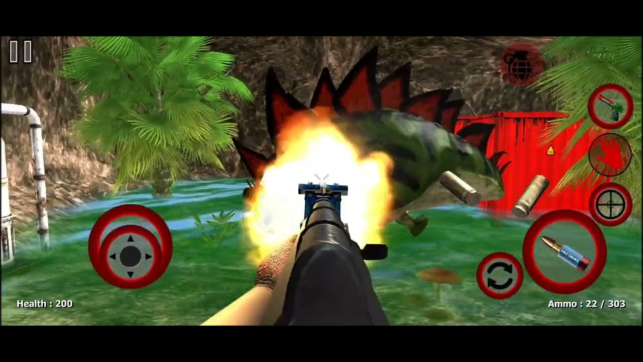 Dinosaur bloody lsland - CAÇANDO É MATANDO OS DINOSSAUROS