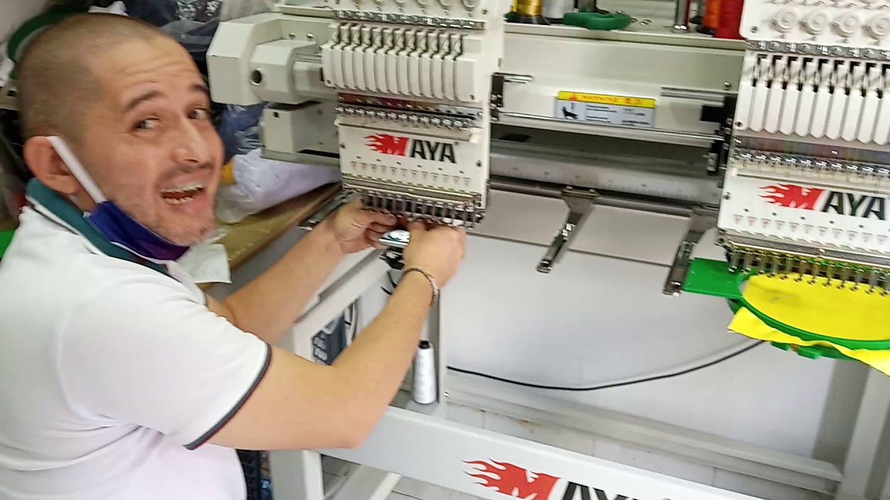 Cómo cuadrar o calibrar tiempos a una máquina Bordadora Maya o Industrial tiempo o calibrar