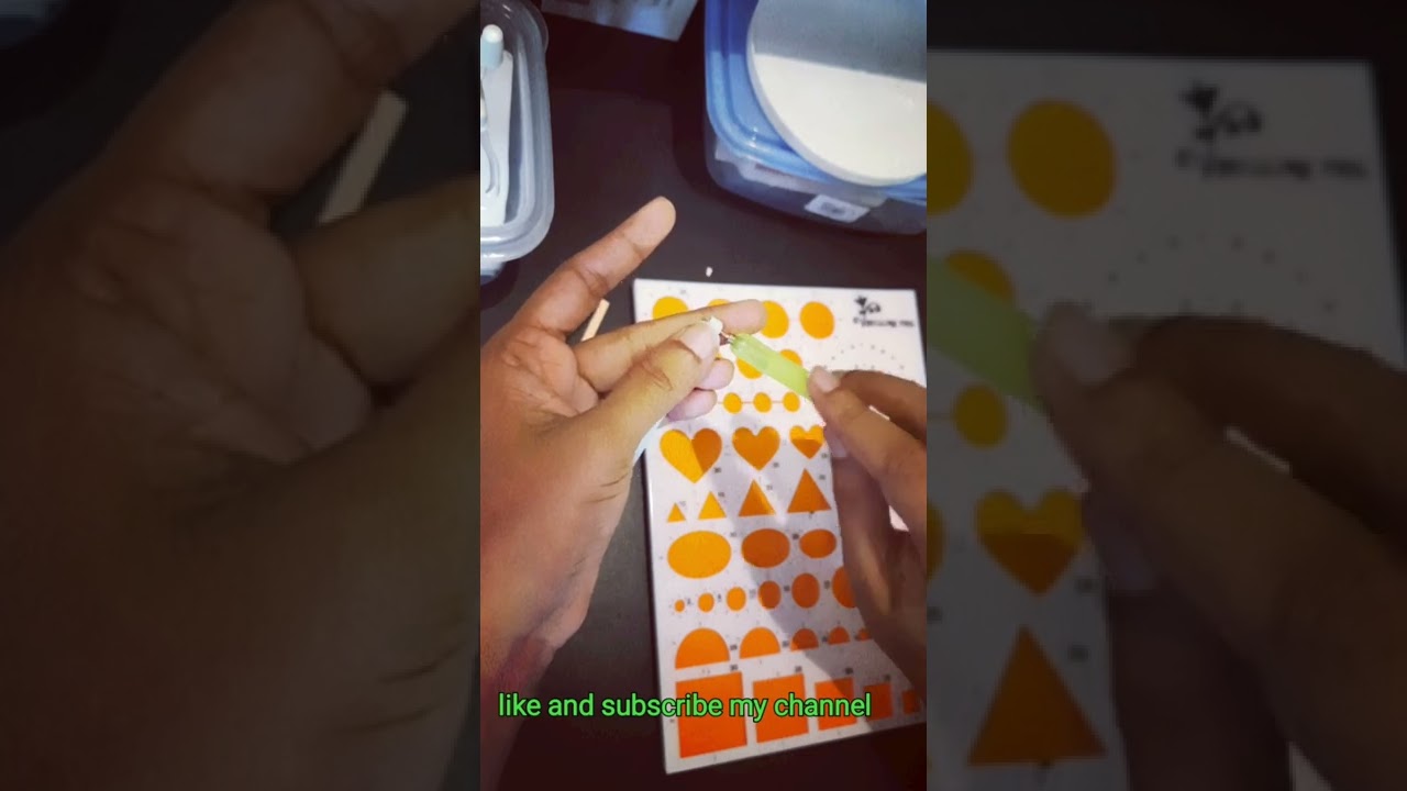 How to use paper quilling stencil #quilling #craftideas #handcraft #shorts #shortvideo #shortsfeed