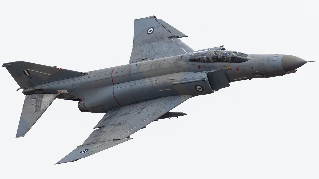Hellenic F4E phantom displaying at Sanicole Airshow 2025 (full display)