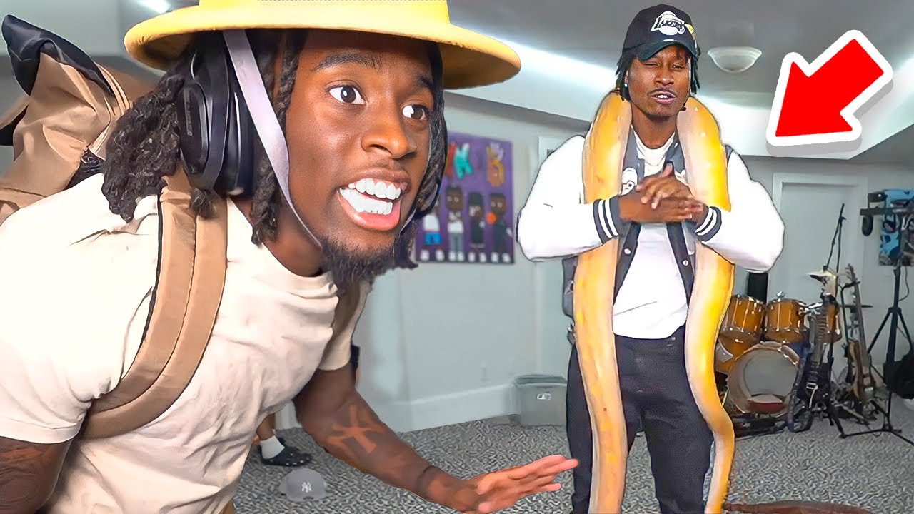 Kai Cenat Makes Duke Dennis Hold A SNAKE..😂