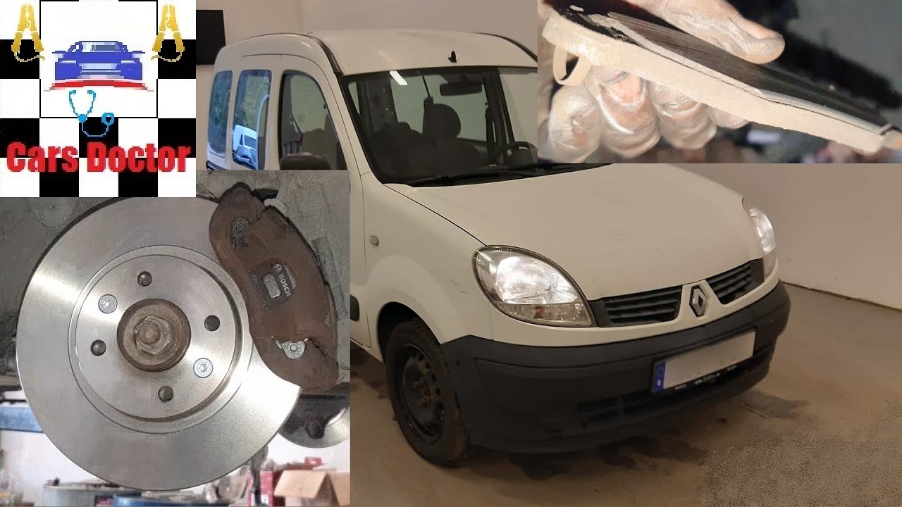 Cambio Pastillas y Discos freno delanteros Renault Kangoo 2007 1500 DCI K9K