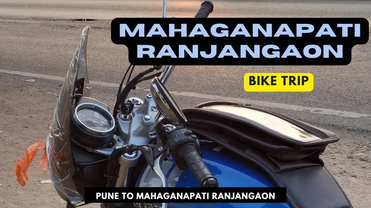 Ranjangaon Ganpati Temple Ashtavinayak Darshan on Bike | Pune to Ranjangaon Bike Ride | Honda Hness