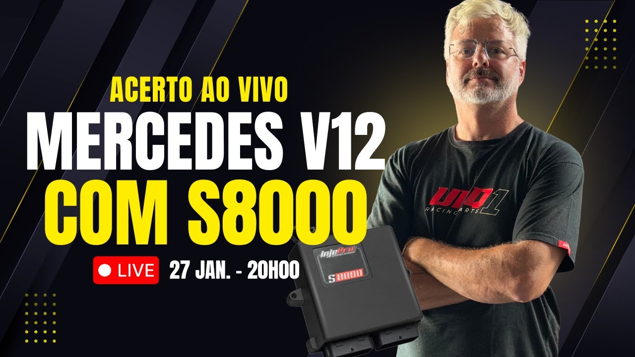 Aula #142 - Acerto ao vivo em uma Mercedes-Benz CL65 V12 com InjePro S8000