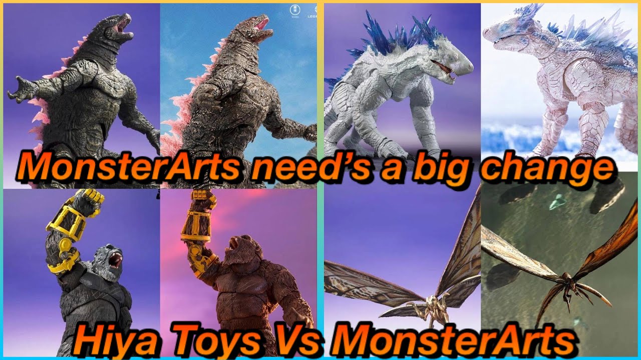Hiya Toys против MonsterArts — кто выпускает лучшие фигурки Годзиллы и Кинг-Конга?