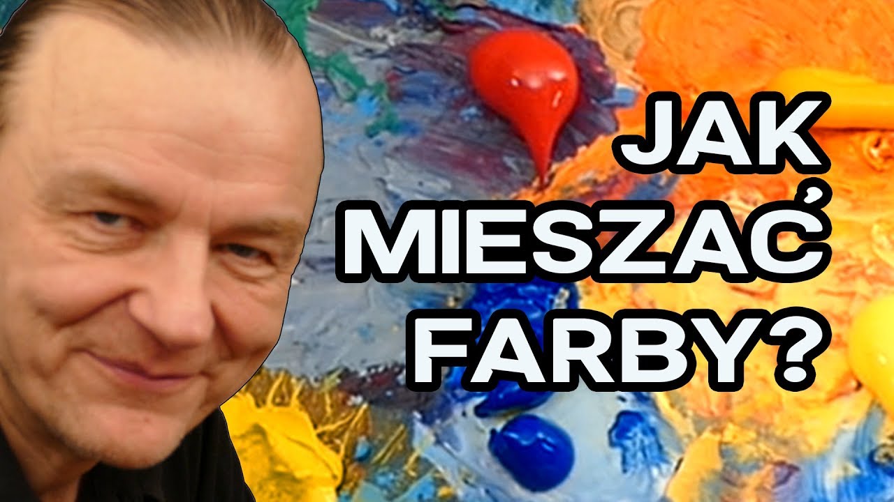 JAK MIESZAĆ FARBY I NAKŁADAĆ JE NA OBRAZIE? - PEJZAŻ ABSTRAKCYJNY cz. 9 [vlog 