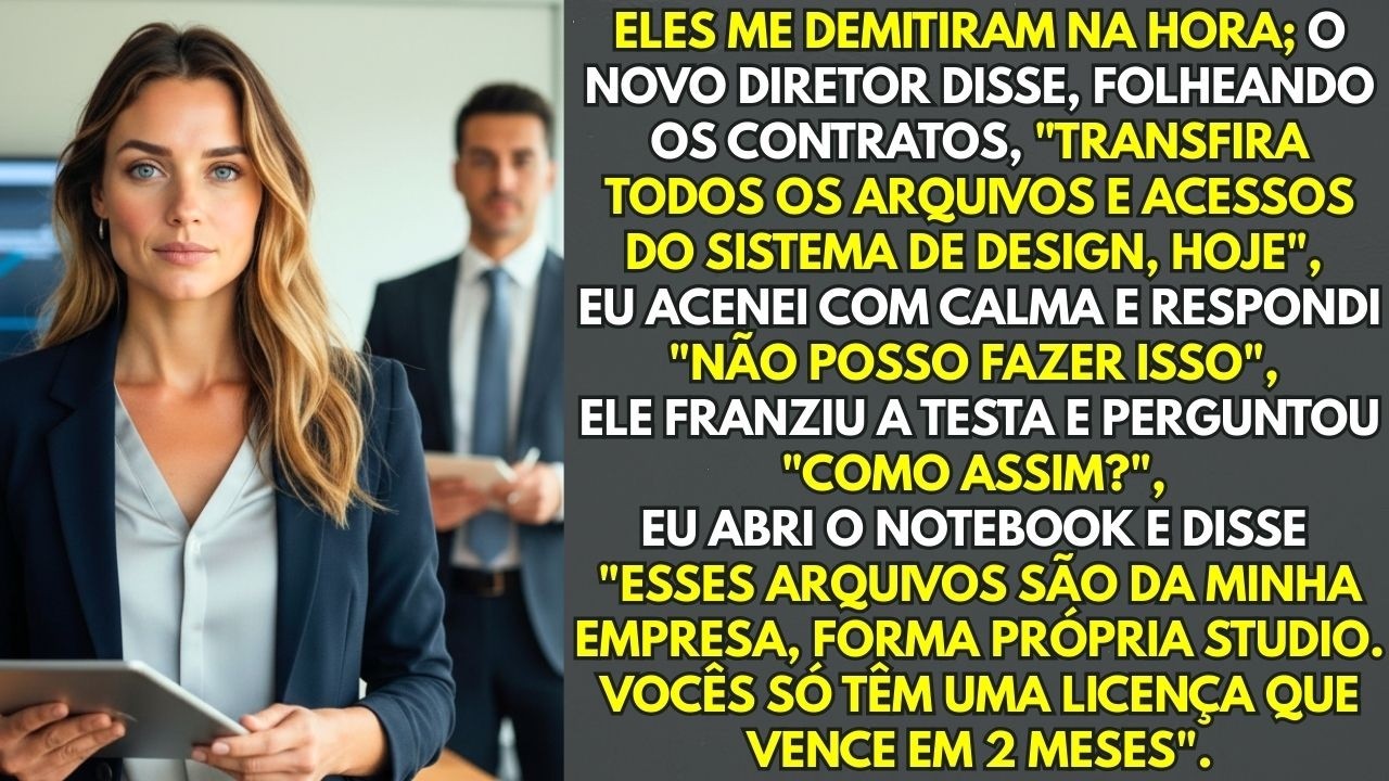 Me Demitiram E Exigiram Todos Os Meus Designs — Eu Disse Que Eram Da Minha Empresa