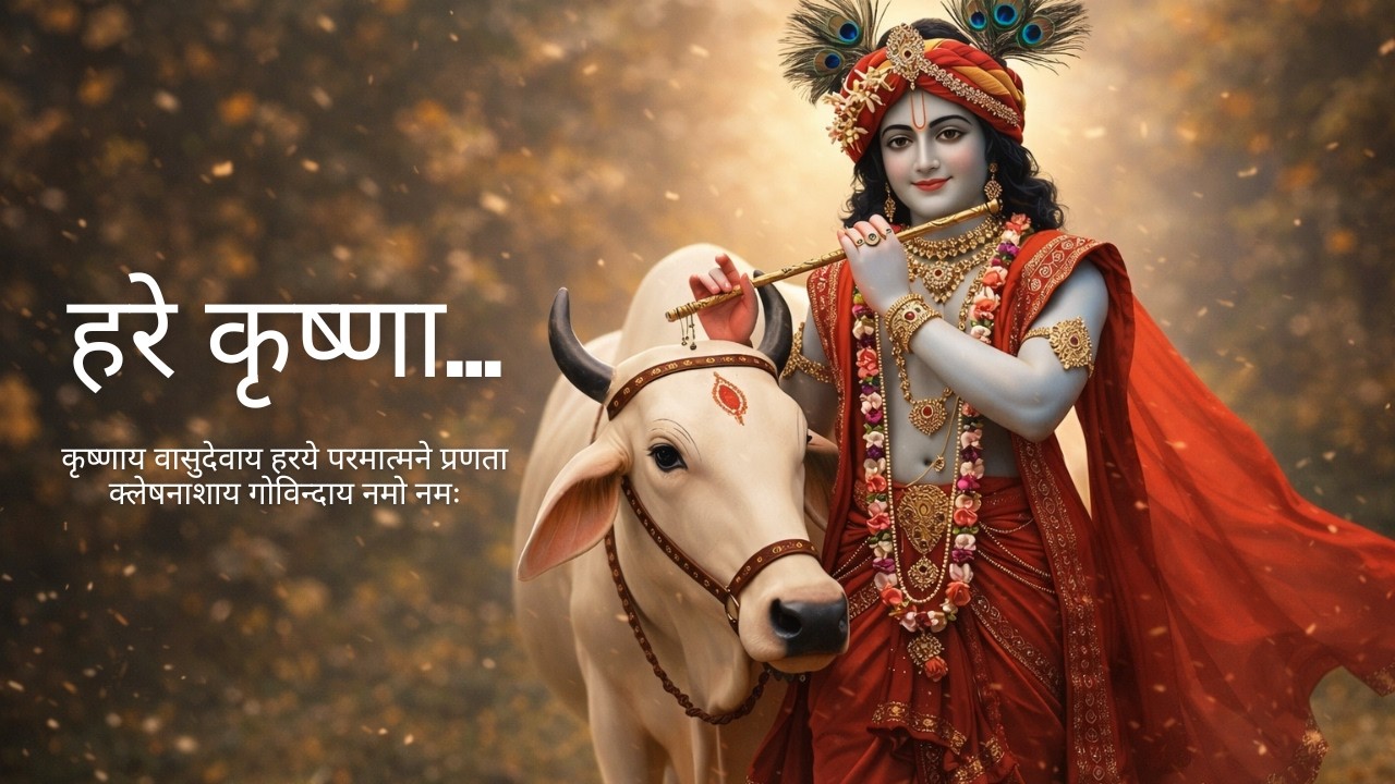 Hare KRISHNA: Krishnaye Vasudevaye Harye Parmatmane