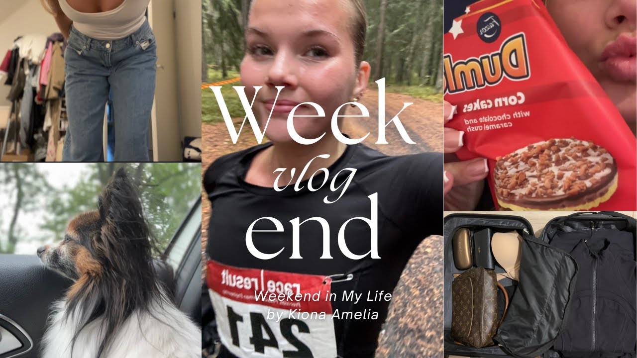 MY WEEKEND | EXTREME RUN, MATKUSTUS, HÖPÖTTELYÄ, ASUJA | VLOGI | KIONA AMELIA