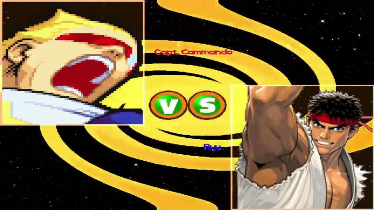 MG026 MUGEN - Capt. Commando #14 vs. Ryu (DG/KiBaNaRuToMUGEN; AI Patched)