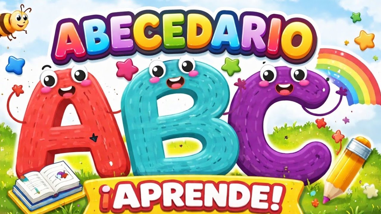 Aprende el ABECEDARIO Completo A-Z 🔠 | ABC para Niños | Palabras y Significados Divertidos