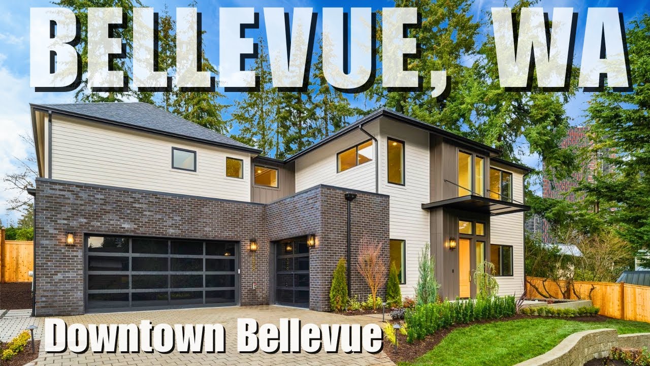 $5M Bellevue Luxury New Construction Home With a 5-Min Walk to Downtown | Built by Shelter Homes