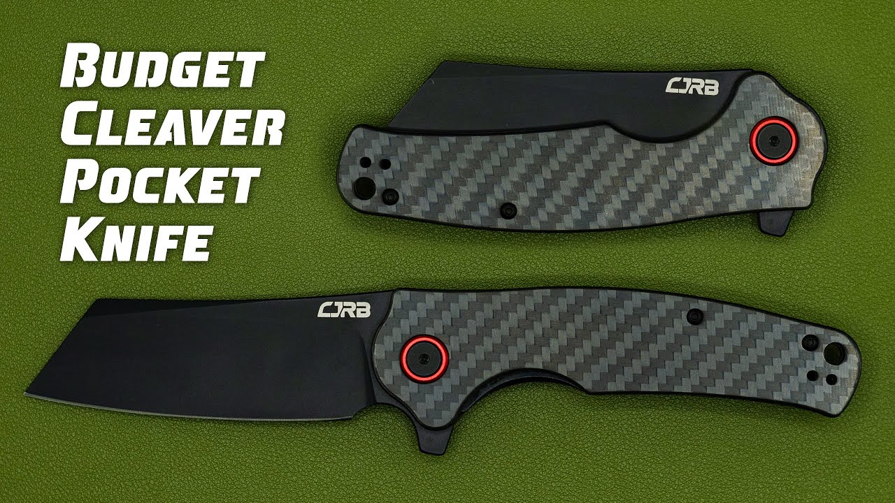 Budget Cleaver Pocket Knife | CJRB Crag Review Unboxing