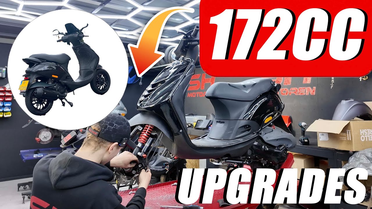 UPGRADES AAN DE 172CC MOTORZIP!!