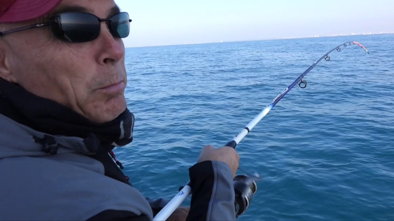 Situazioni di pesca nel mare di Ostia