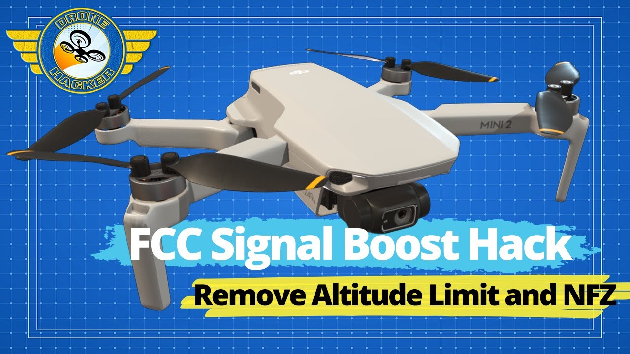DIY Hack DJI Mini 2 for Signal boost, No NFZ & Altitude limit