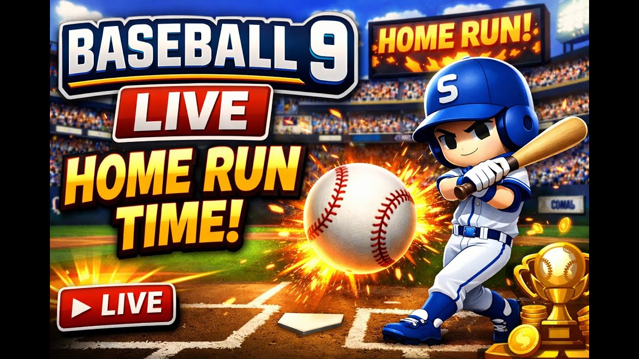 BASEBALL 9 Gameplay LIVE | Big Hits & Home Runs!