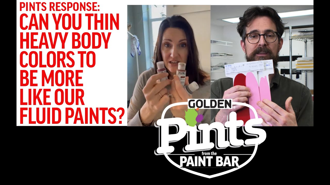 HOW TO TURN HEAVY BODY [ACRYLIC PAINT] INTO FLUID