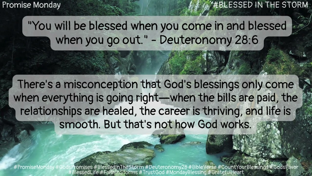 BLESSED IN THE STORM