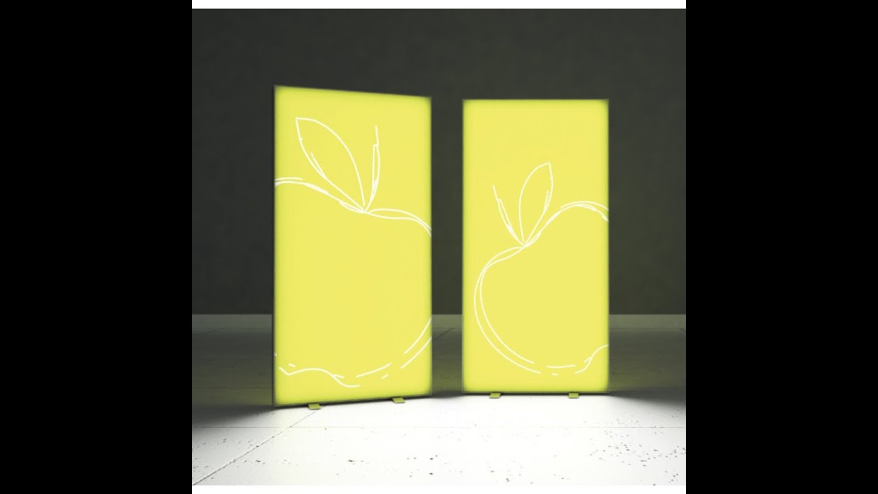 Totem LED doble cara Perfil Aluminio - Quick