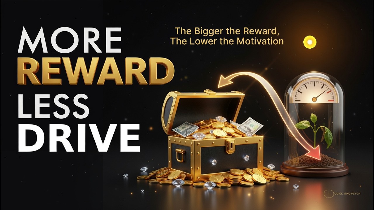 The Bigger the Reward, The Lower the Motivation | Quick Mind Psych