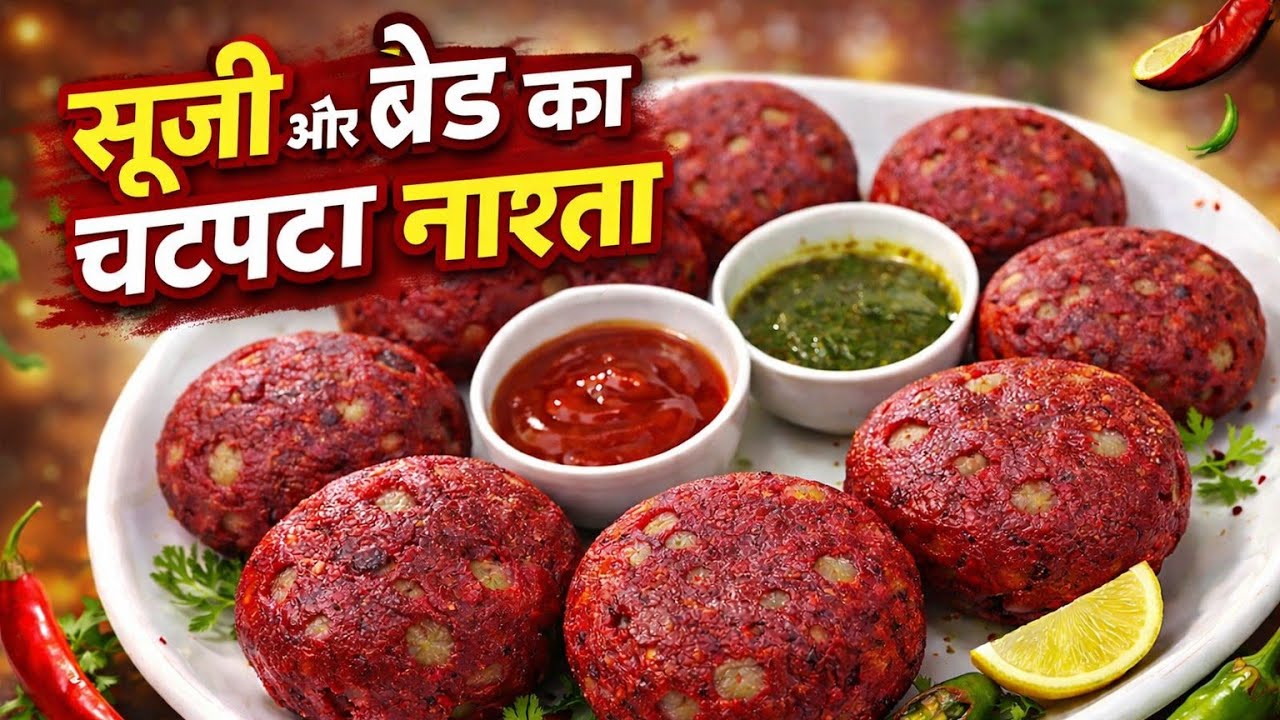 ५ मिनट मे सूजी ब्रेड से बनाये ये नास्ता| की समोसा kachwari  भी लगे बे स्वाद suji ka healthy nasta