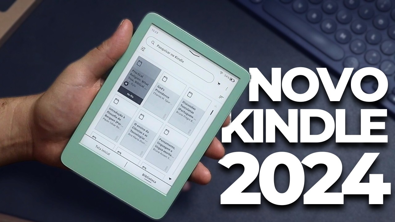 Chegou aqui o NOVO Kindle 2024! | UNBOXING