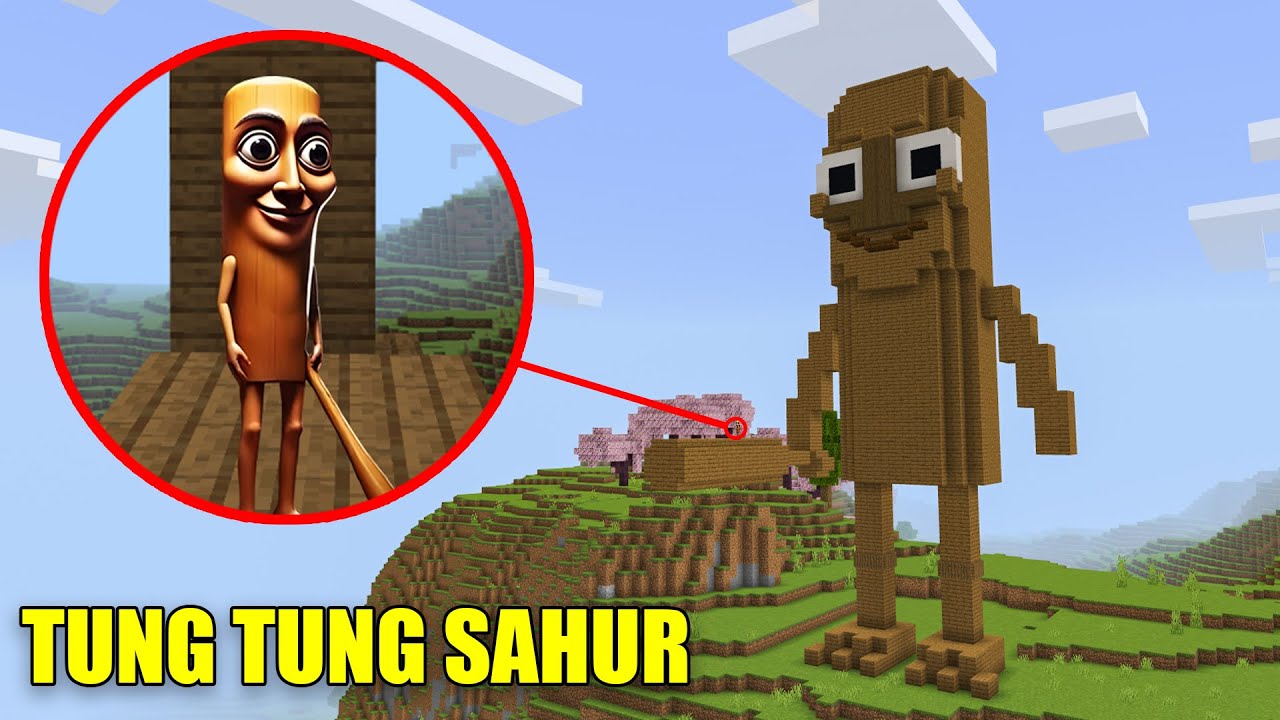 TUNG TUNG SAHUR'UN EVİNİ BULDUM! - Minecraft